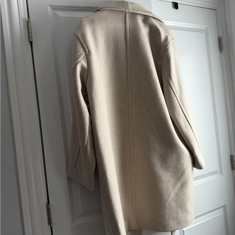 Mango Maxi Lapel Wool Coat - Picture 6 of 9
